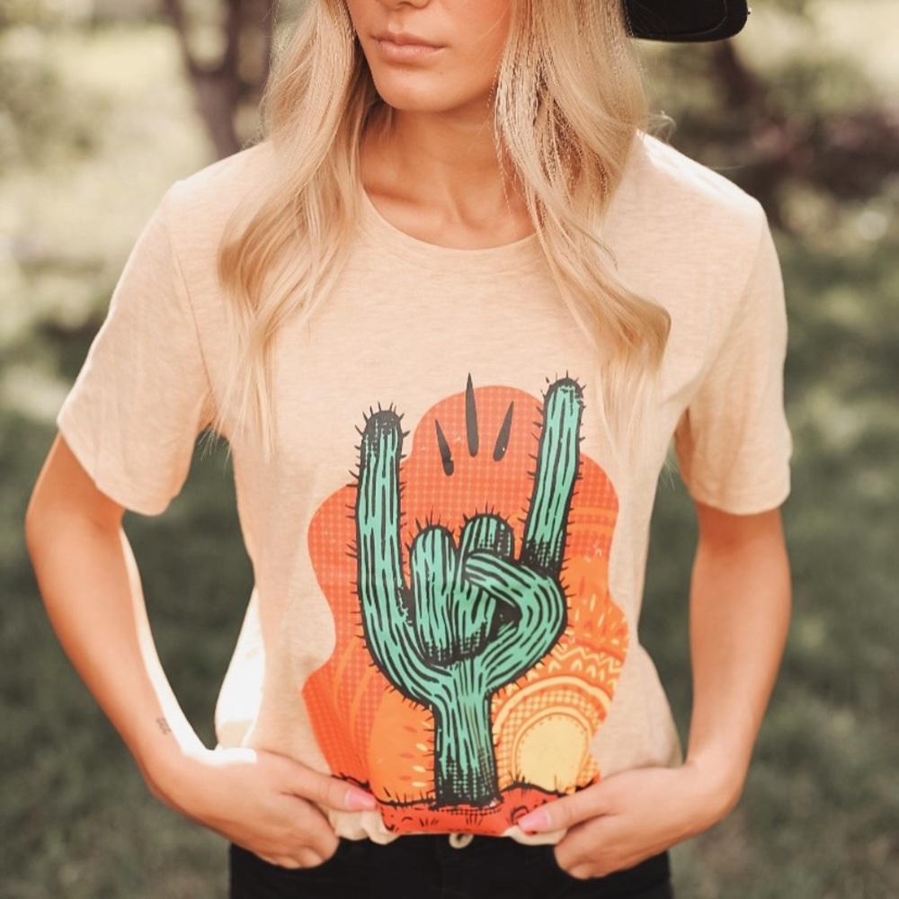 Western Desert Boho Graphic Festival Tee